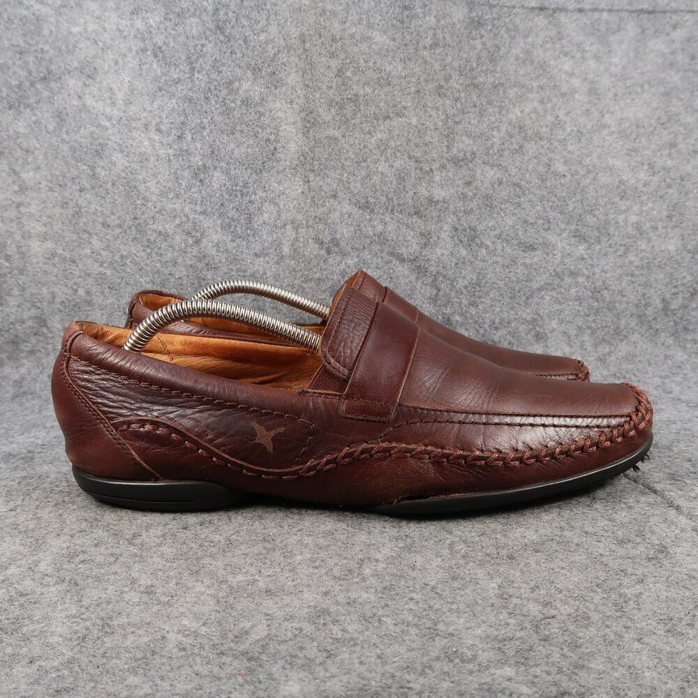 Pikolinos Shoes Mens 42 Loafers Leather Slip On Fashion Classic Comfort Brown